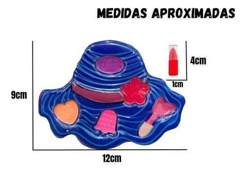 ESTOJO MAQUIAGEM CHAPEU C/BATOM